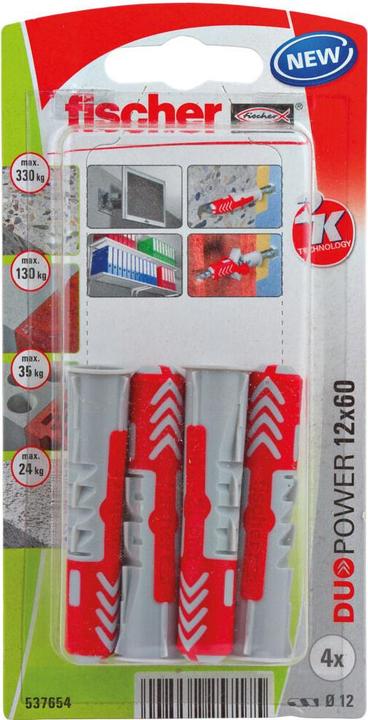 Image du produit Fischer SB Tampon en nylon Duopower (4 pcs)