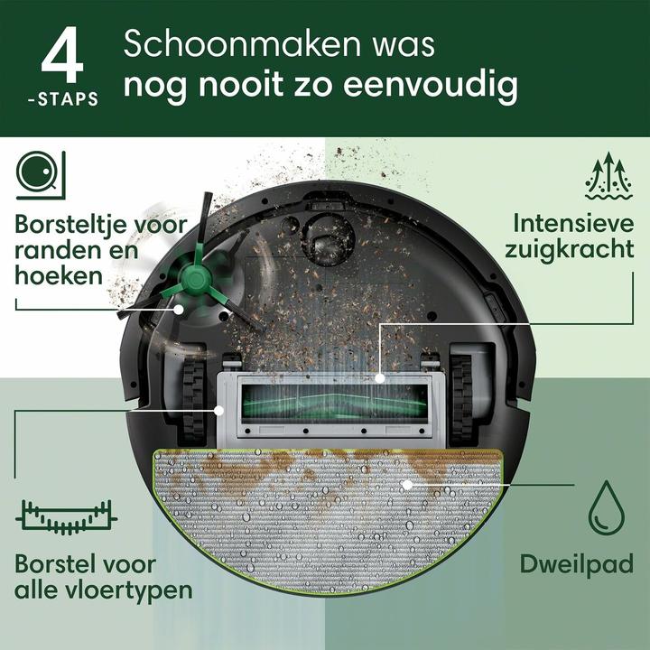 Actual product image iRobot Roomba 105 Combo + AutoEmpty Dock (Vacuum mopping robot)