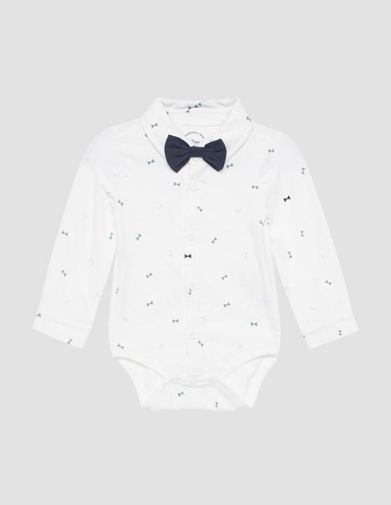 Immagine prodotto S.Oliver T-Shirt Body Gemusterter Shirtbody mit abnehmbarer Fliege (92)