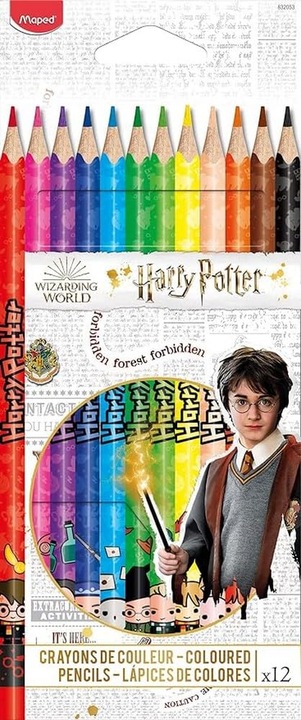 Maped Dreikant-Buntstifte HARRY POTTER, 12er Kartonetui (Mehrfarbig, 12 x)