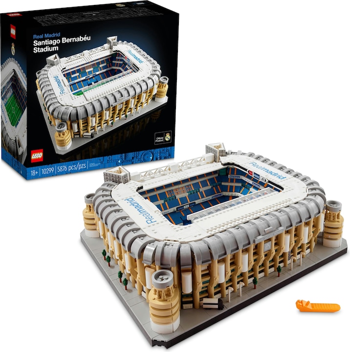Immagine prodotto LEGO Real Madrid - Stadio Santiago Bernabéu (10299, LEGO Icons, Set LEGO rari)