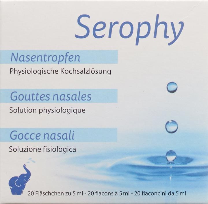 Nutritional values and ingredients Serophy Nose drops (20 Piece)