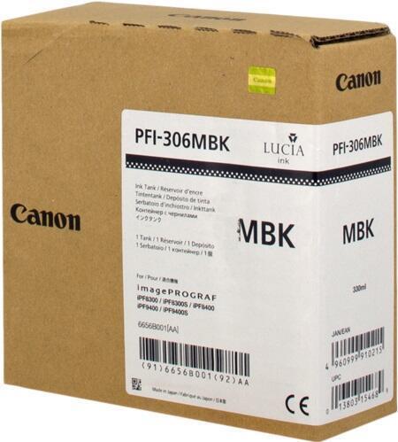Produktbild Canon Tinte Large Format schwarz Orig.Nr. PFI-306MBK (MBK)