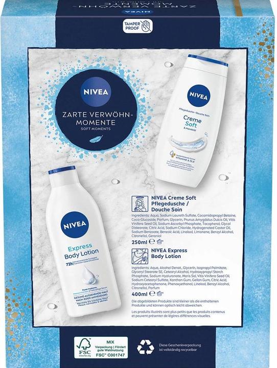 Immagine prodotto NIVEA Geschenkset Soft Moments (n) (Set per la cura del corpo)