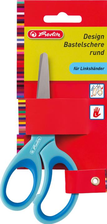 Produktbild Herlitz Bastelschere Design, rund, L„nge: 132 mm (13.20 cm)