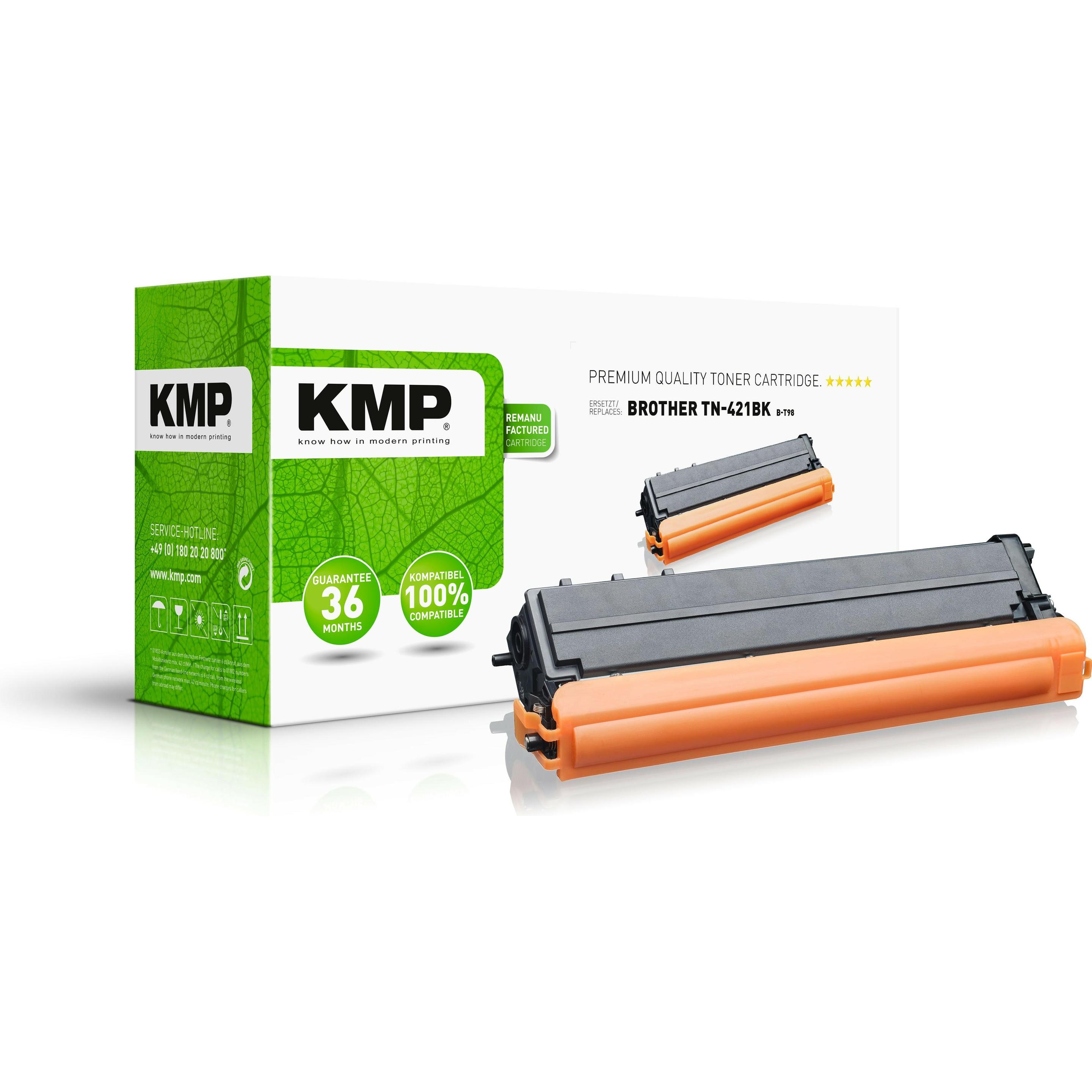 KMP, Toner, Toner ersetzt TN421BK (BK)