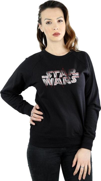 Actual product image Star Wars Womens/Ladies The Last Jedi Spray Logo Sweatshirt (XXL)