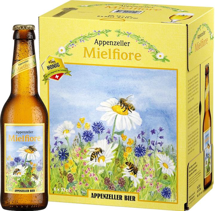 Image du produit Appenzeller Bier Mielfiore 6 x 0,33 l (6 x 33 cl)
