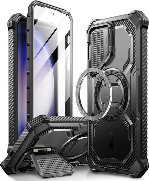 i-Blason Coque IBLSN Armorbox Mag Supcase avec MagSafe pour Samsung Galaxy S24+ - noir (Samsung Galaxy S24+)