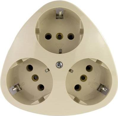 Productafbeelding REV 0510080777 3-voudige opbouwcontactdoos IP20 Wit