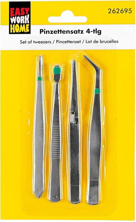 Actual product image Easy Work Set of tweezers