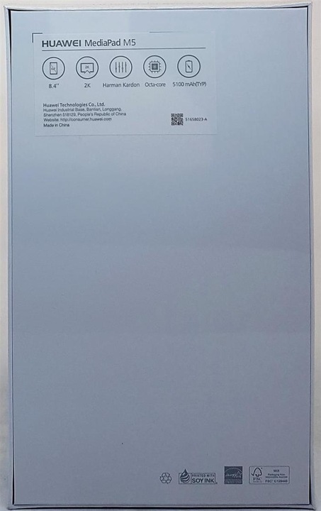 Immagine prodotto Huawei MediaPad M5 (4G, 8.40", 32 GB, Space grey)