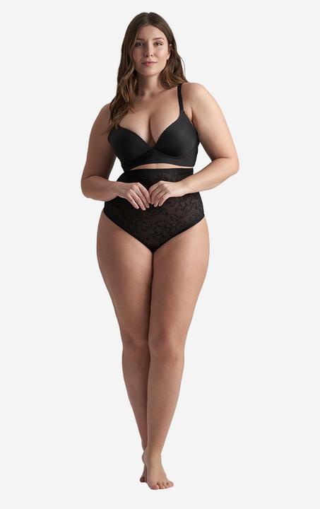 Actual product image Bye Bra Shapingslip Lacy High Waist Shaping Thong (XL, Single pack)