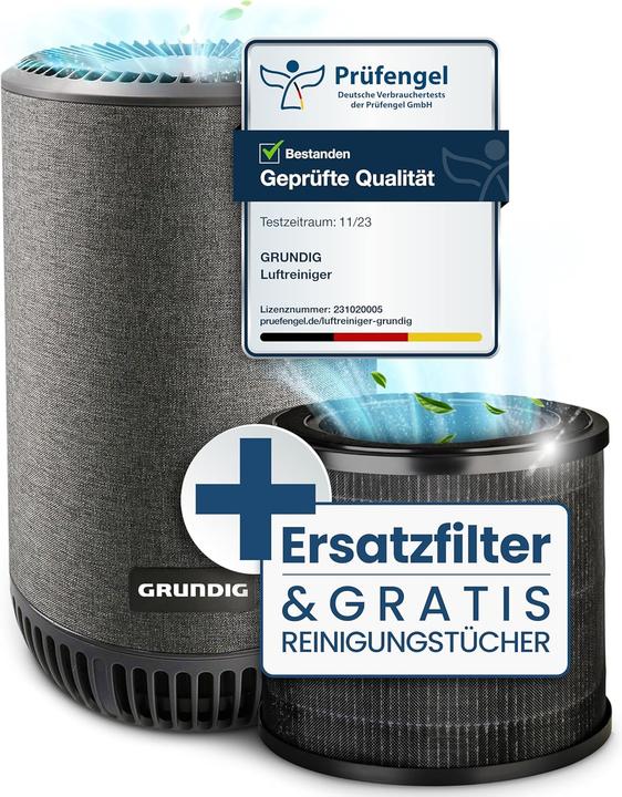 Produktbild Grundig Extra leiser HEPA-Luftreiniger (49 m²)