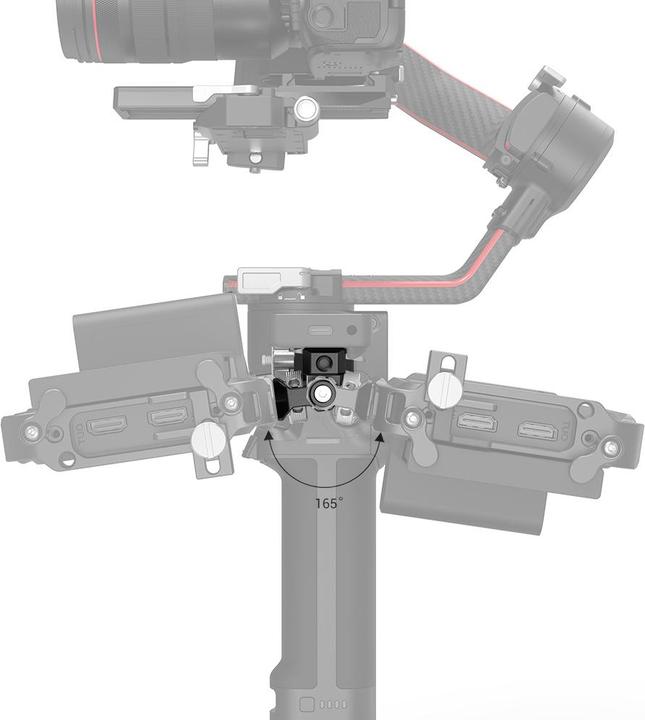 Actual product image SmallRig Monitor Mount with NATO Clamp for DJI RS 2/RSC 2 - 3026