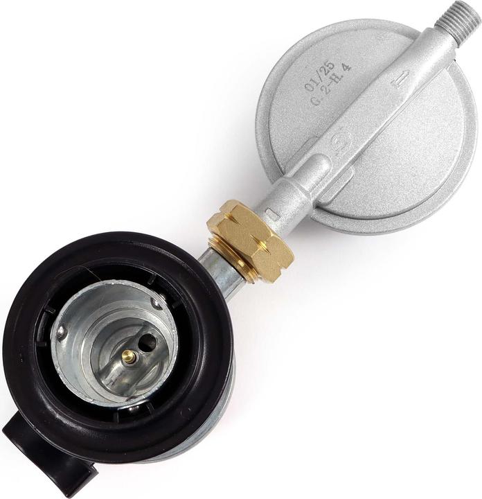 Actual product image Wiltec Gas Regulator Spain 700 mbar Adaptor Included Pressure Regulator Hose