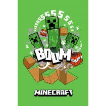 Produktbild Procos Minecraft Boom Creeper-Fleece Bettdecke 100*150cm (100 x 150 cm)