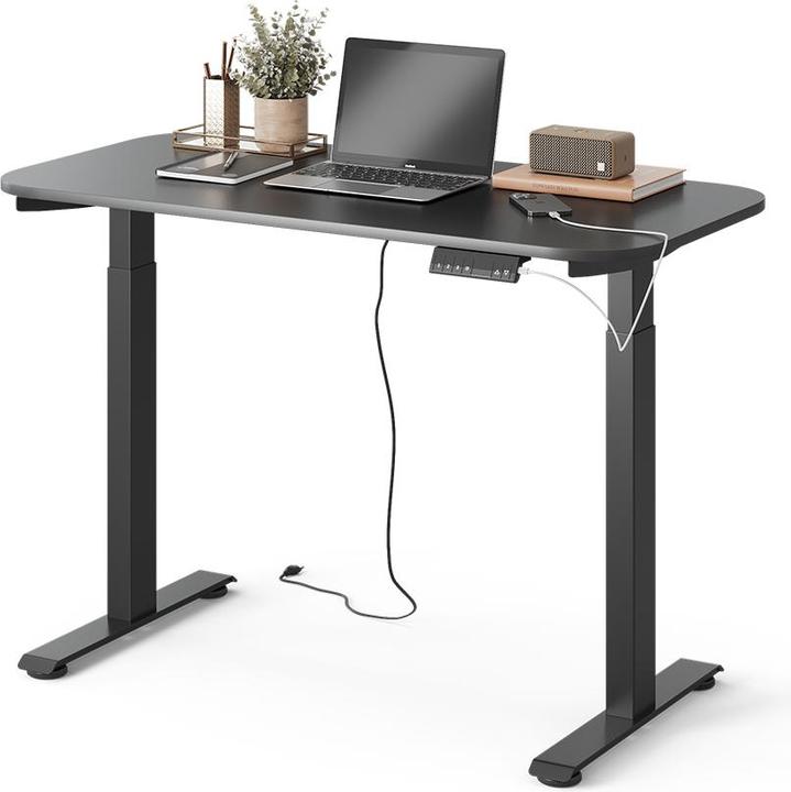 Produktbild Vicco Schreibtisch Elevate, Anthrazit/Schwarz, 180 x 57.5 cm (120 x 60 x 120 cm)