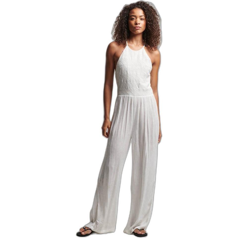 Thumbnail - Superdry, Damen, Jumpsuit, betickter overall, uperdry, Weiss, (S)
