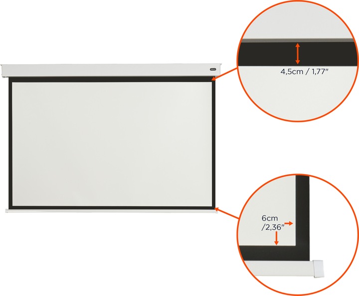 Actual product image Celexon V2.0 Battery Professional Plus 280 x 210 cm Motorised Screen (4:3)