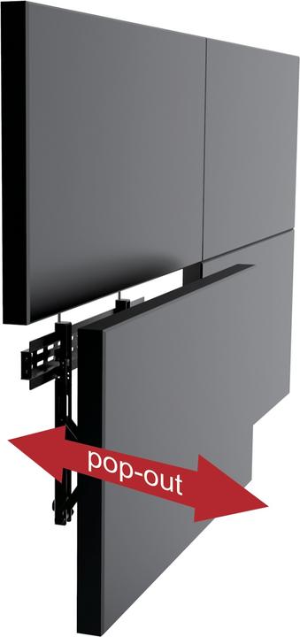 Actual product image Reflecta PLANO Video Wall with pop-out function (Wall, 70 kg, 45" - 70")