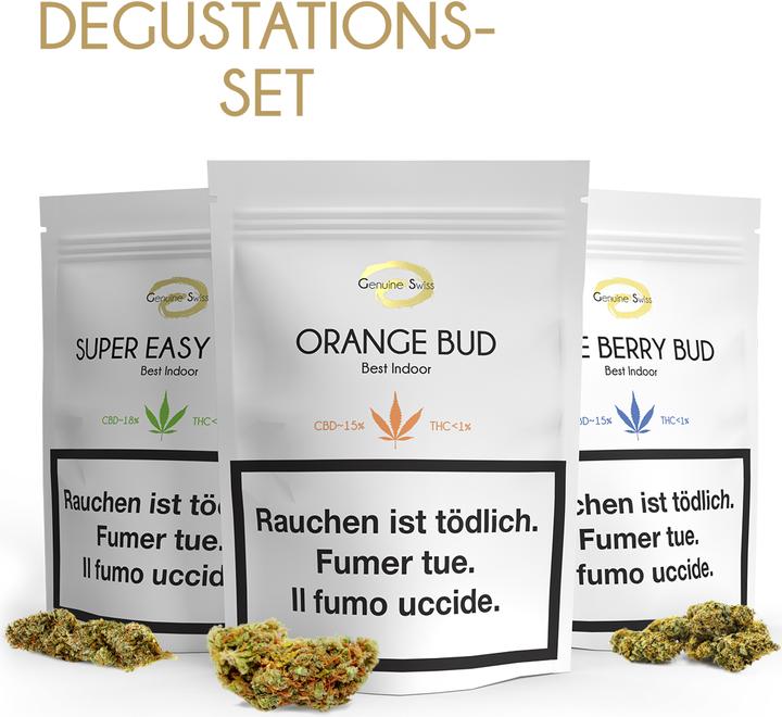 Produktbild Genuine Swiss Degustations-Set (4.20 g, Indoor)