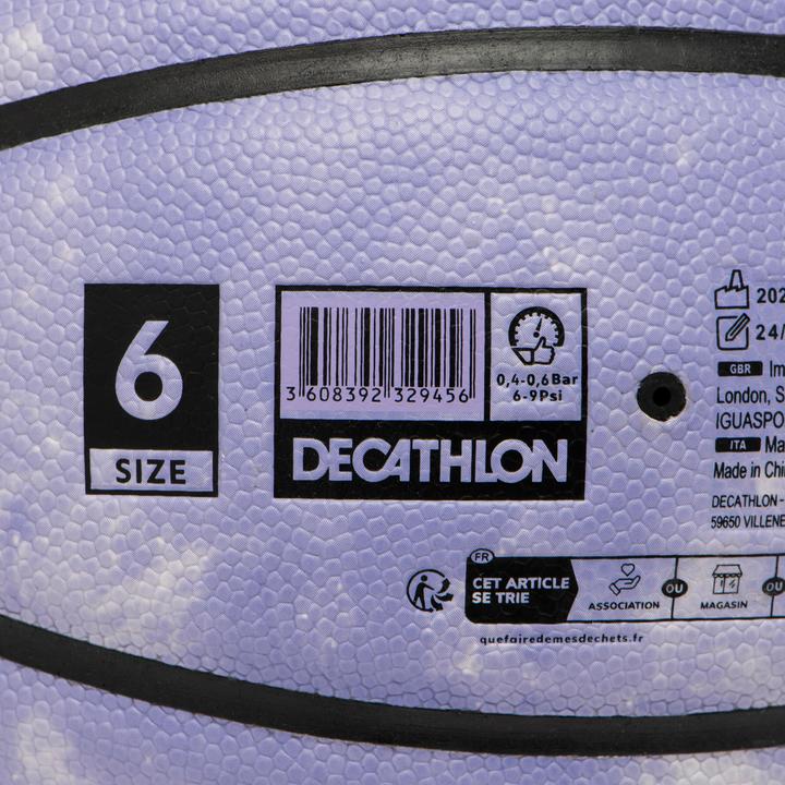 Image du produit Tarmak Ballon de basketball taille 6 - BT500 Touch Violet (6)