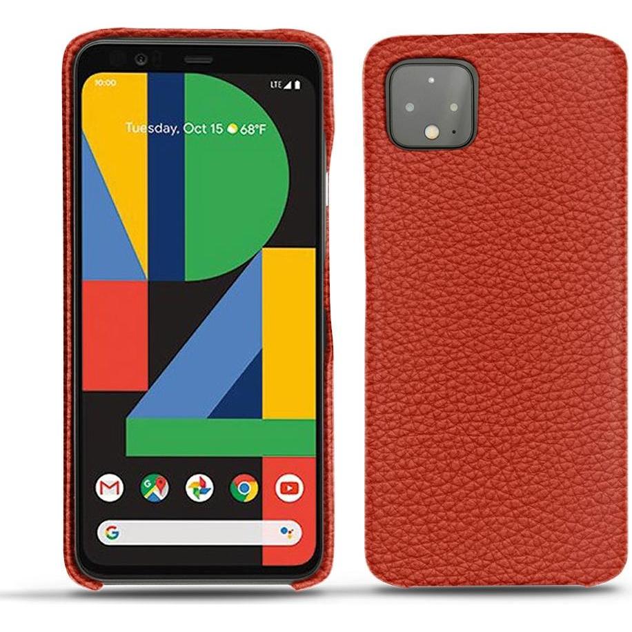 Noreve Lederschutzhülle (Google Pixel 4 XL), Smartphone Hülle, Orange