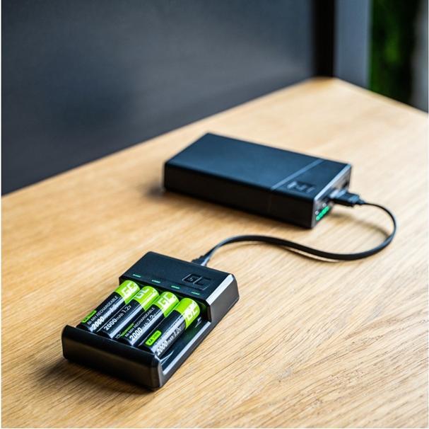 Image du produit GreenCell VitalCharger (GRSETGC01) (4 pcs, AA, 2000 mAh, Piles rechargeables + chargeur)