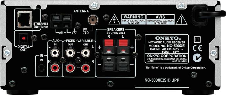 Actual product image Onkyo NC-500XE Audio Network Receiver (Receiver)