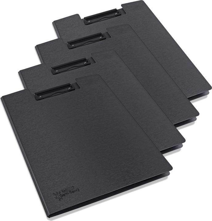 Produktbild Rapesco Klemmbrettmappe Germ-Savvy 1641 DIN A4 schwarz Kunststoff (21 x 29.5 cm)