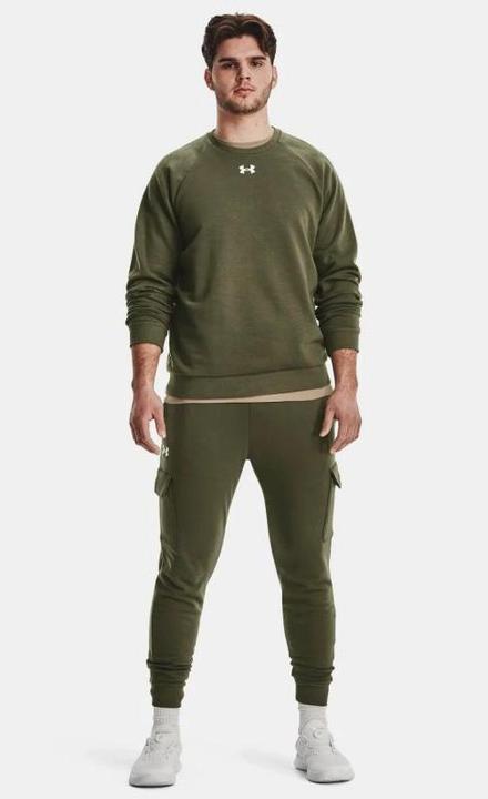 Produktbild Under Armour Herren Rival Fleece Crew Khaki 1379755 390 (M)