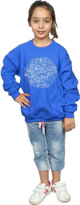 Produktbild Star Wars Christmas Death Star Sweatshirt Mädchen (152, 158)