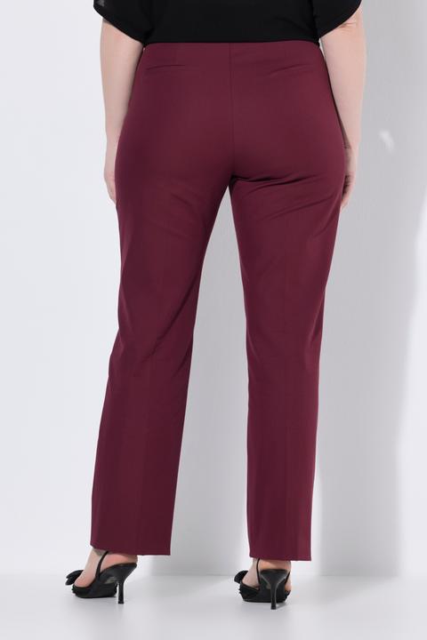Produktbild Ulla Popken Hose, gerades Bein, Elastikbund, Stretch (52)