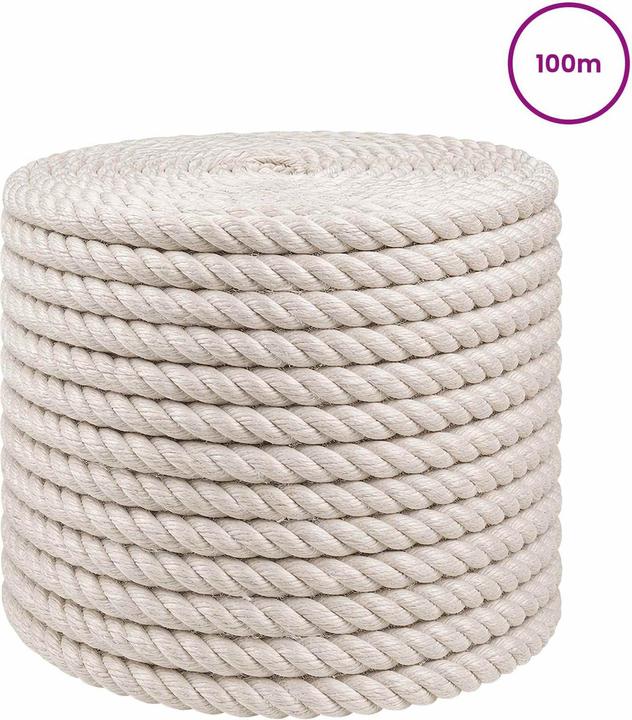 Produktbild vidaXL Natürliches Seil (100 m)