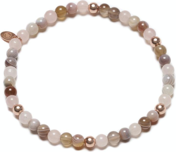 Immagine prodotto Balibay Belinda (18 cm, Pietra preziosa, Argento 925, Quarzo rosa, Agata)