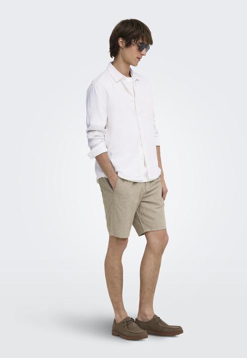 Image du produit Only & Sons Onslinus 0007 Cot Lin Shorts Noos (M)