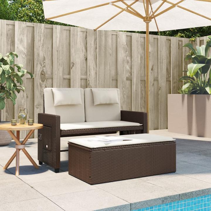 Image du produit vidaXL Ensemble salon de jardin 10 pièces avec coussins