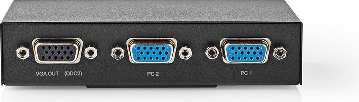 Image du produit Nedis Commutateur VGA 2 port(s) Résolution maximale : 2560x1600 500 MHz