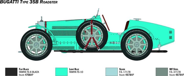 Actual product image 1:12 Bugatti 35B Roadster