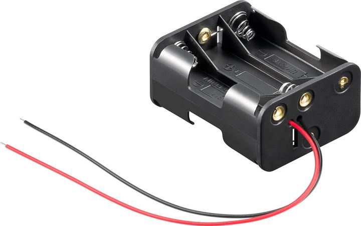Actual product image Goobay 6x AA AA battery holder