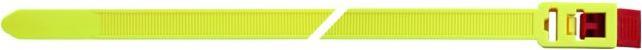 Productafbeelding HellermannTyton Kabelbinder SpeedyTie® (L x B) 750 mm x 13 mm SPEEDYTIE-PA66-YE-V1 Kleur: Geel, Rood 5 stuks. (Plastic kabelbinders, 750 mm, 5 Pcs.)