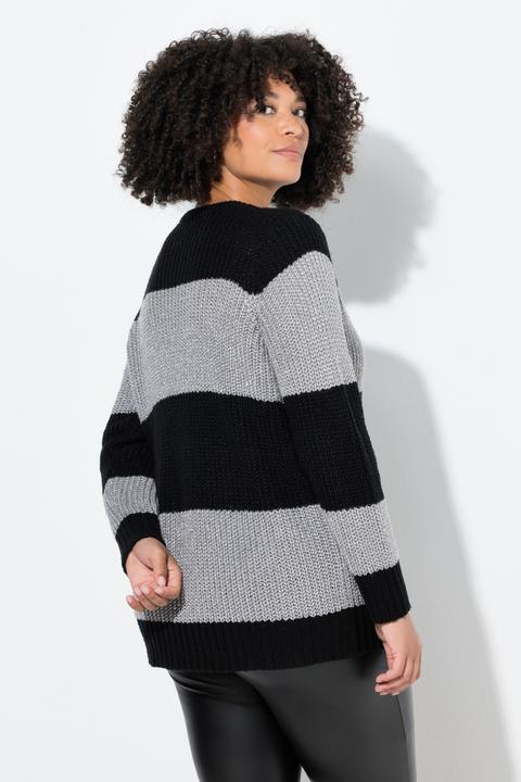 Immagine prodotto Angel of Style Pullover dal taglio dritto con righe e paillettes (54)