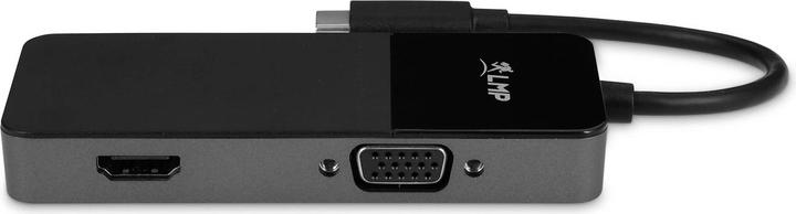 Produktbild LMP USB-C Dual Adapter (VGA, HDMI, USB Typ-C, 9 cm)