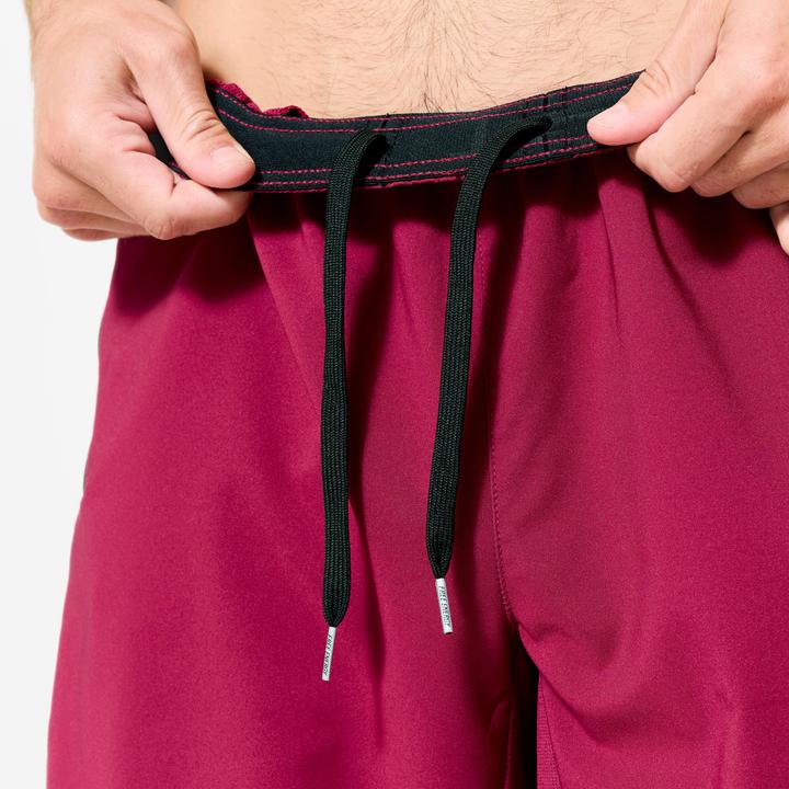 Produktbild Domyos Shorts Herren atmungsaktiv Reissverschlusstaschen - violett (XXL)