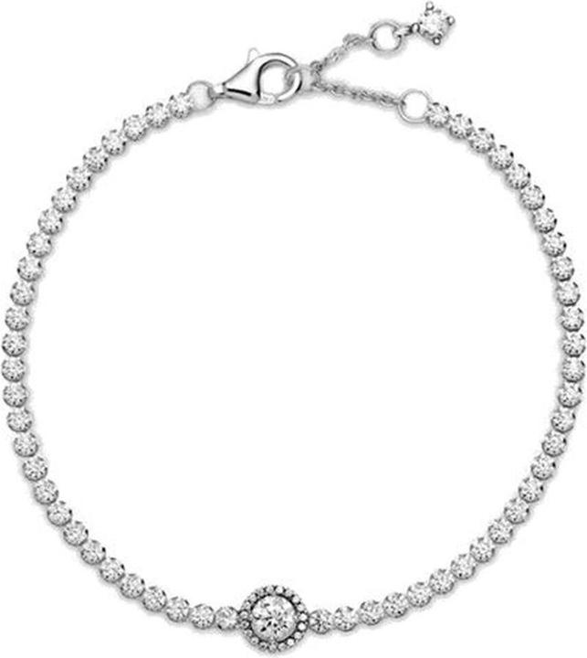 Produktbild Pandora Halo Tennisarmband (18 cm, Sterling-Silber)