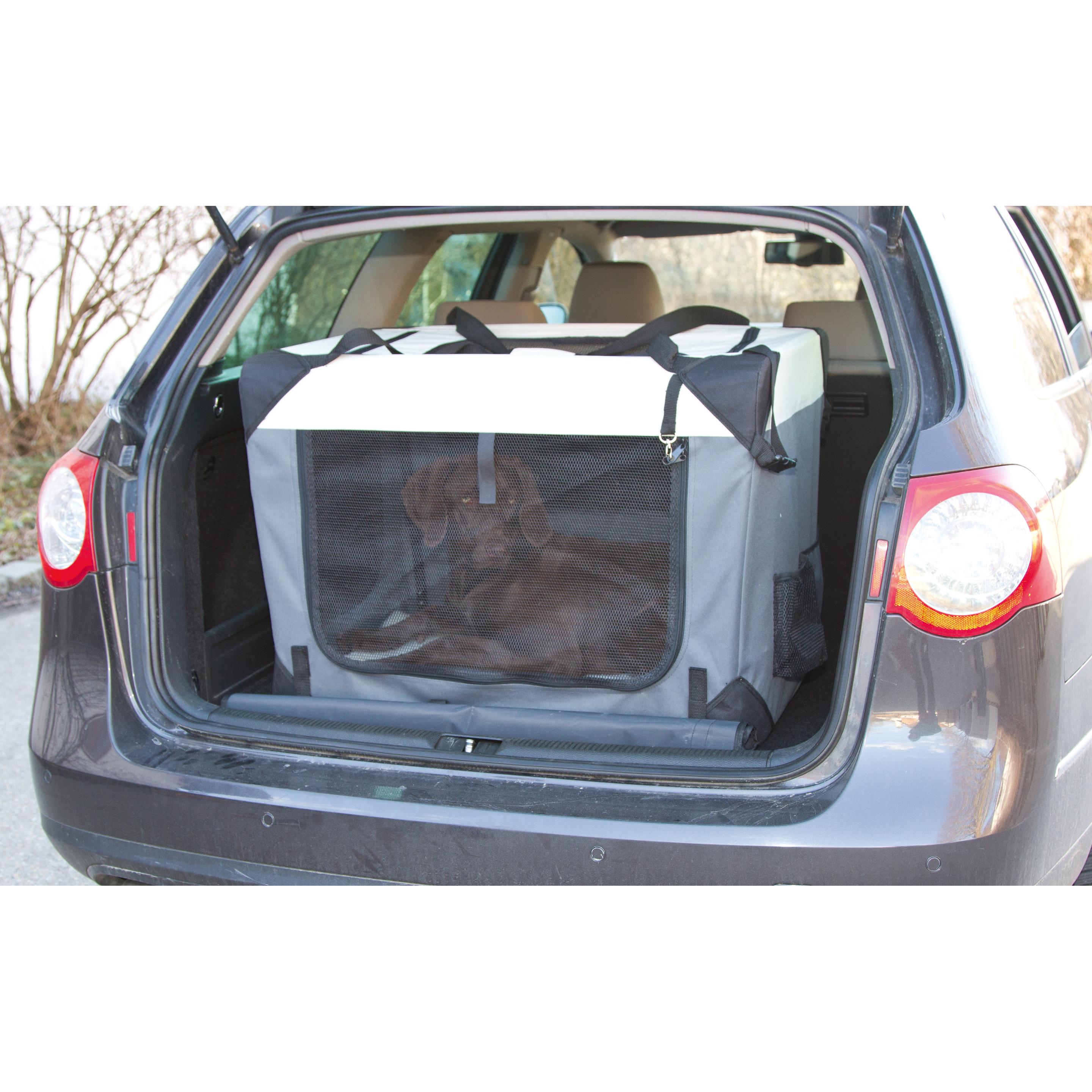 Box De Transport - Kerbl - Journey - 81 X 58 X 58 Cm - Gris / Beige