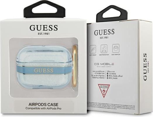 Produktbild Guess GUAPHHTSB AirPods Pro cover blue (Kopfhörer Hülle)