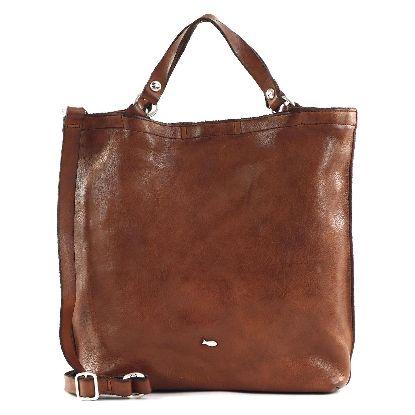 Campomaggi, Damen, Handtasche, Shopping Bag, Braun