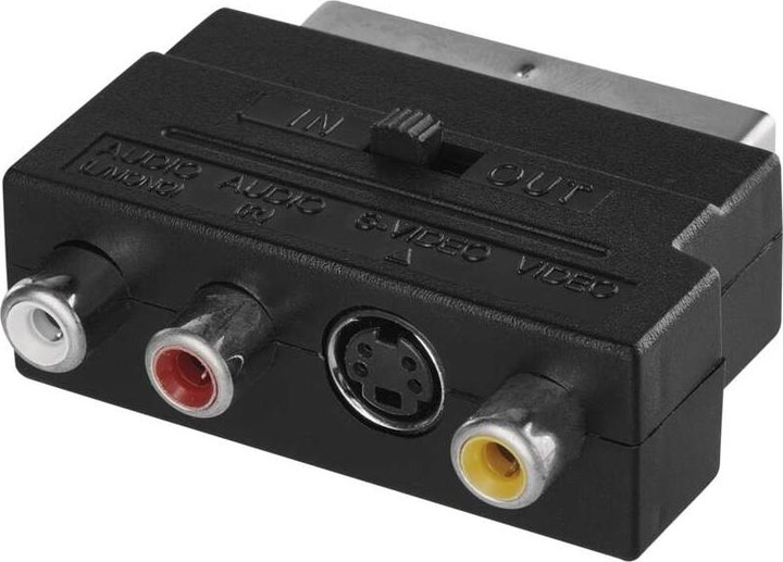 Produktbild Emos Reduktion SCART auf 3x CINCH + SVHS Adapter (Antennenkabel)